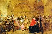 George Elgar Hicks Dividend Day at the Bank of England oil painting picture wholesale